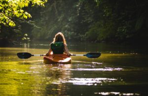 Woman in a Canoe