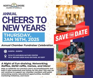 Cheers to New Years Graphic