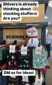 Snowman with socks