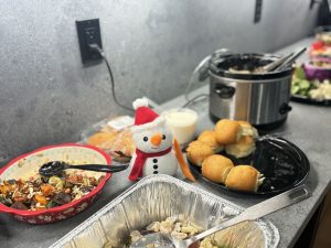 Snowman potluck
